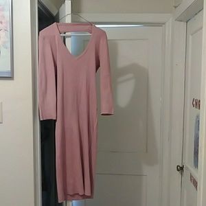 Pink sweater dress w/tags